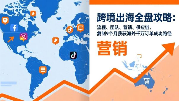 (17099期)跨境出海全盘攻略:流程,团队,营销,供应链,复制9个月斩获海外千万订单成功路径-韬哥副业项目资源网