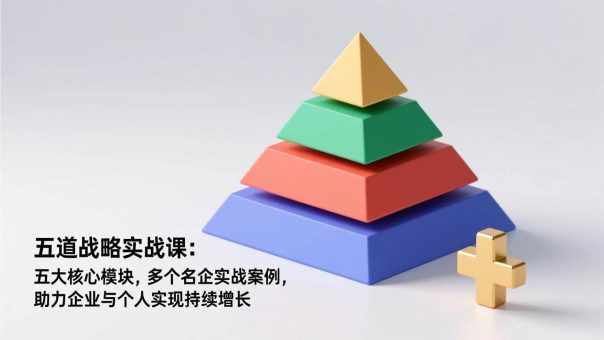 (17095期)五道战略实战课:五大核心模块,多个名企实战案例,助力企业与个人实现持续增长-韬哥副业项目资源网
