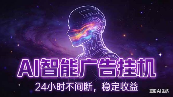 （17109期）AI智能广告挂机项目，全自动化运行，电脑项目，无配置要求，单机150+收益，新手小白可速上手…-韬哥副业项目资源网