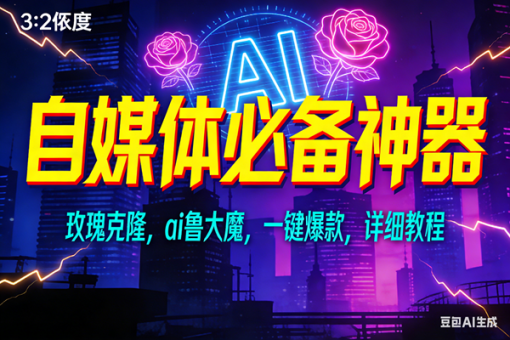 （17136期）玫瑰克隆神器，ai鲁大魔，自媒体必备工具，一键爆款神器，详细教程-韬哥副业项目资源网