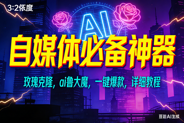 （17136期）玫瑰克隆神器，ai鲁大魔，自媒体必备工具，一键爆款神器，详细教程-韬哥副业项目资源网
