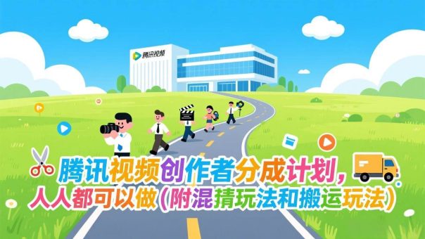 (17137期)腾讯视频创作者分成计划,人人都可以做(附混剪玩法和搬运玩法)-韬哥副业项目资源网