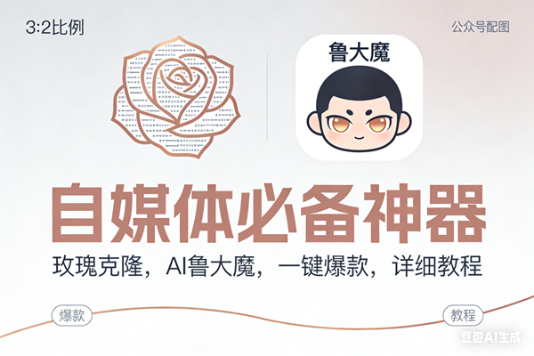 （17170期）玫瑰克隆神器，ai鲁大魔，自媒体必备工具，一键爆款神器，详细教程。-韬哥副业项目资源网