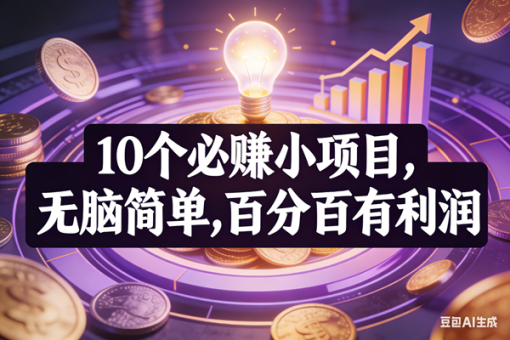 (17169期)10个必赚小项目,无脑简单,百分百有利润,副业首选,日入200+-韬哥副业项目资源网