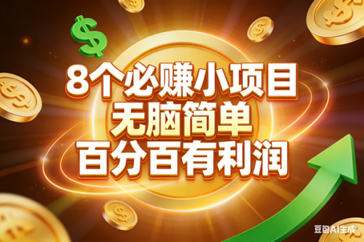 (17178期)10个必赚小项目,无脑简单,百分百有利润,副业首选,日入200+-韬哥副业项目资源网