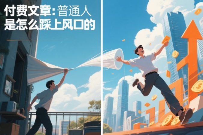 付费文章：普通人是怎么踩上风口的-韬哥副业项目资源网