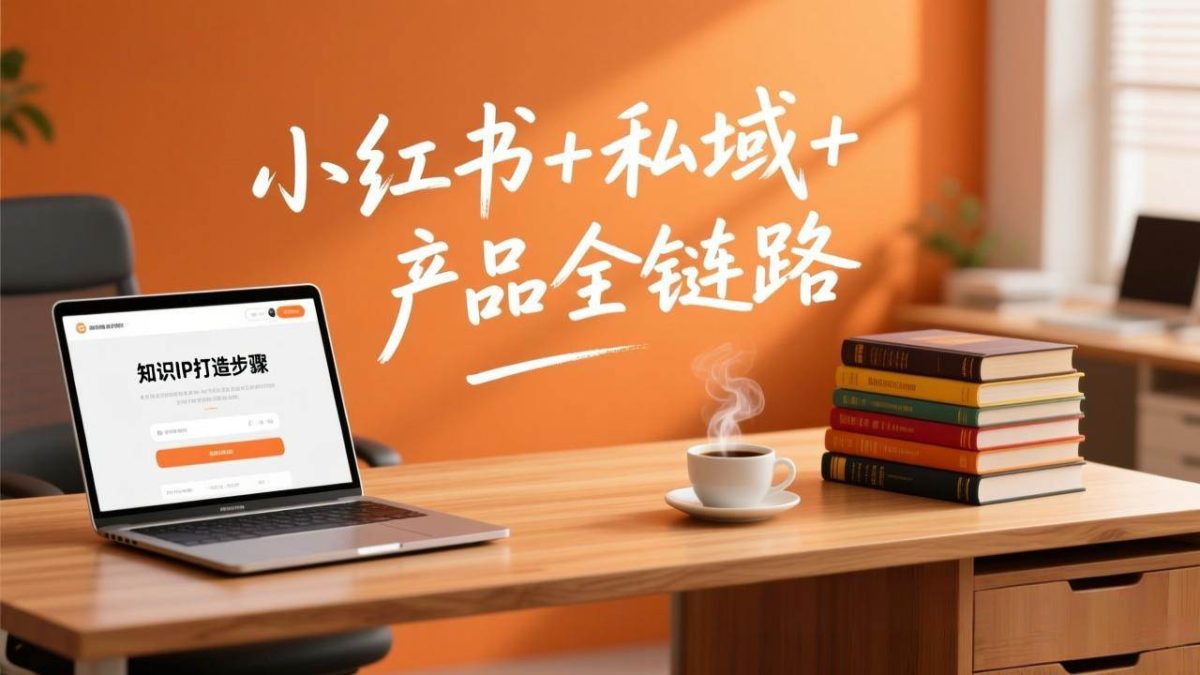 图片[1]-（17207期）个人IP系统变现课2026，小红书+私域+产品全链路，手把手教你打造年入百万的知识IP-韬哥副业项目资源网
