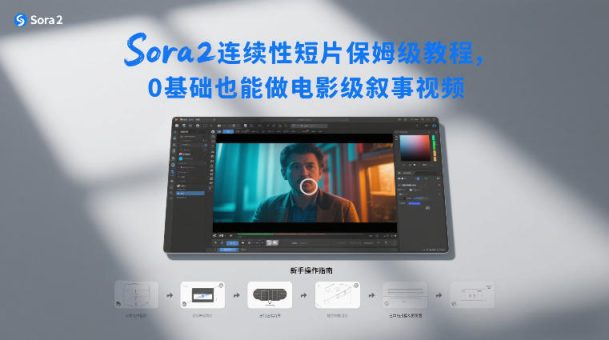 Sora2连续性短片保姆级教程,0基础也能做电影级叙事视频-韬哥副业项目资源网