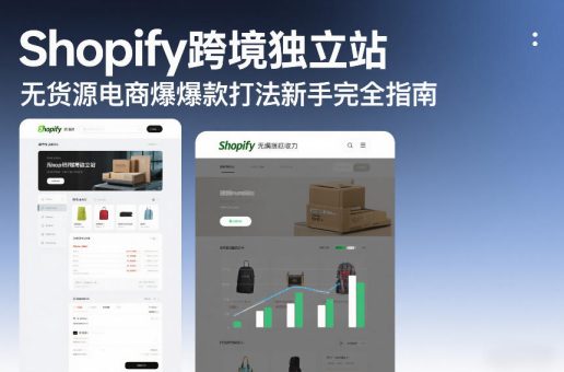 Shopify跨境独立站无货源电商爆款打法新手完全指南-韬哥副业项目资源网
