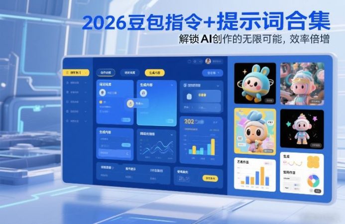 2026豆包指令+提示词合集，解锁AI创作的无限可能，效率倍增-韬哥副业项目资源网