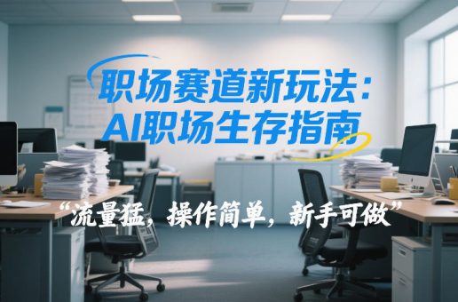 职场赛道新玩法：AI职场生存指南，流量猛，操作简单，新手可做-韬哥副业项目资源网