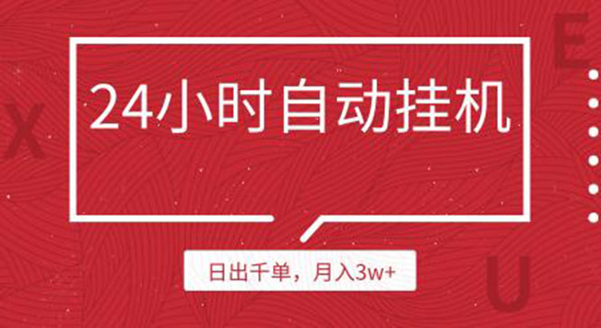 （1189期）24小时挂机自动发货 不用推广 躺赚的项目，日出千单，月入3w+（无水印）-韬哥副业项目资源网
