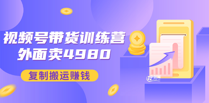 （2953期）外面卖4980【盗坤：视频号带货训练营】复制搬运赚钱（附电公商园文件）-韬哥副业项目资源网