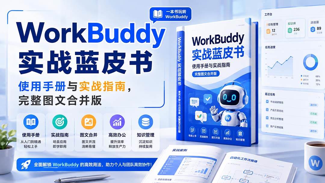 （20106期）WorkBuddy实战蓝皮书，使用手册与实战指南，完整图文合并版-韬哥副业项目资源网