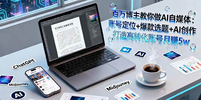 （16131期）百万博主教你做AI自媒体：账号定位+爆款选题+AI创作 打造高转化账号月赚5w-韬哥副业项目资源网