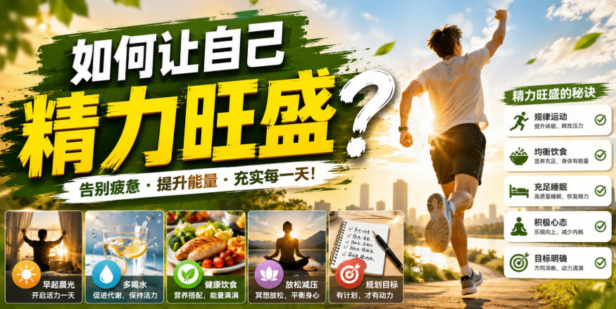 付费文章：如何让自己精力旺盛？-韬哥副业项目资源网