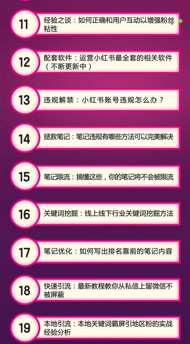 （1524期）小红书爆款推广引流训练课6.0，手把手带你玩转小红书，实操一天50+精准女粉-韬哥副业项目资源网