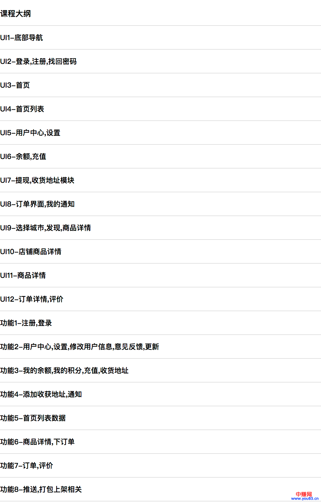 (886期)mui,H5+系列《高仿饿了么APP》实战项目开发(20节详细视频课程)