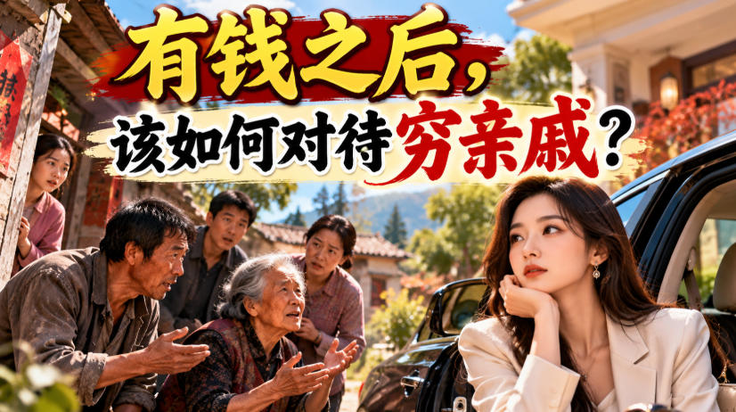 某公众号付费文章：有钱之后，该如何对待穷亲戚？-韬哥副业项目资源网