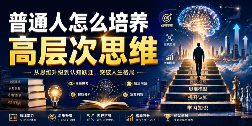 公众号付费文章:普通人怎么培养高层次思维-韬哥副业项目资源网