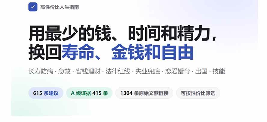 (20726期)狠狠收藏这个 2 万 Star 的 GitHub 项目,堪称高性价比人生指南。 (20726期)狠狠收藏这个 2 万 Star 的 GitHub 项目,堪称高性价比人生指南。