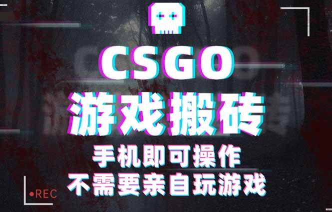 （16090期）CSGO游戏挂机捡漏，单日扫货500+，年底小高峰上车可吃肉，手机即可操作…-韬哥副业项目资源网