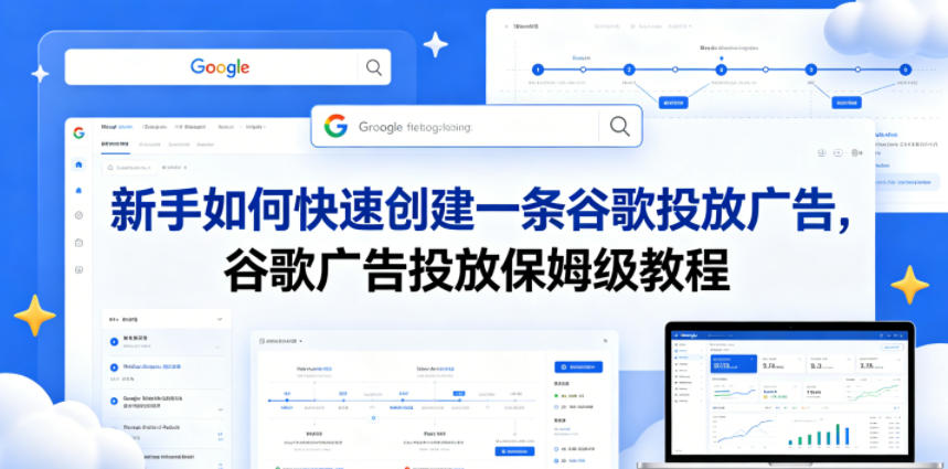 新手如何快速创建一条谷歌投放广告，谷歌广告投放保姆级教程-韬哥副业项目资源网