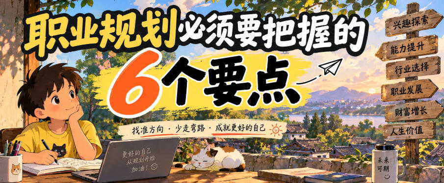 付费文章:职业规划必须要把握的6个要点-韬哥副业项目资源网