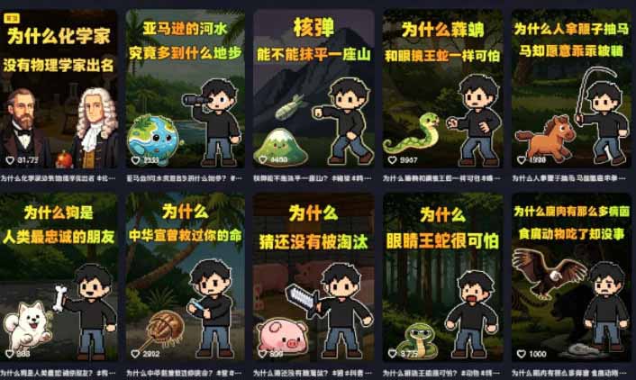 卡通类科普内容制作速成课,兼具专业性与趣味性,低门槛入局持续产出稳拿平台伙伴计划+精选独家收益-韬哥副业项目资源网