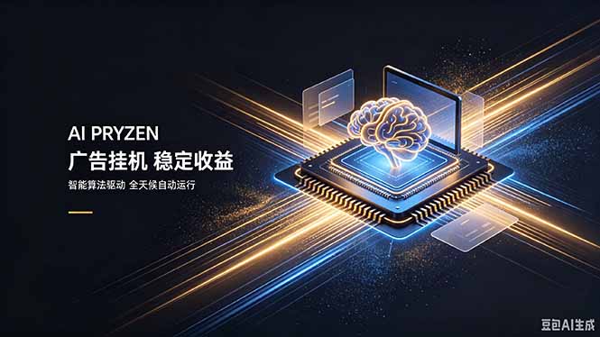 AI Pryzen 广告挂机｜24小时自动跑，日入300-500，新手零门槛-韬哥副业项目资源网