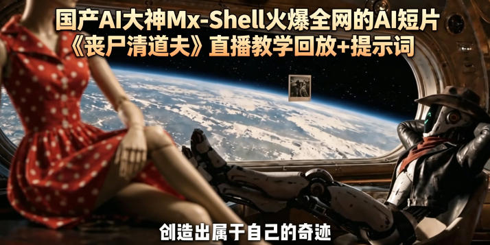 国产AI大神Mx-Shell火爆全网的AI短片《丧尸清道夫》直播教学回放+提示词-韬哥副业项目资源网