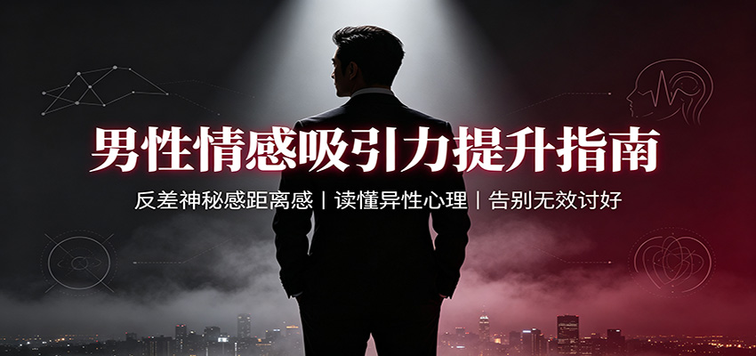 男性情感吸引力提升指南：反差神秘感距离感，读懂异性心理，告别无效讨好-韬哥副业项目资源网