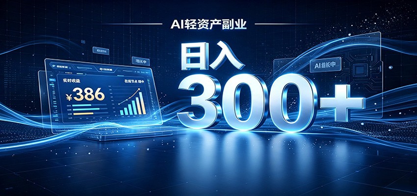 2026 AI轻资产风口,Token中转站小白可入局,日入300+-韬哥副业项目资源网