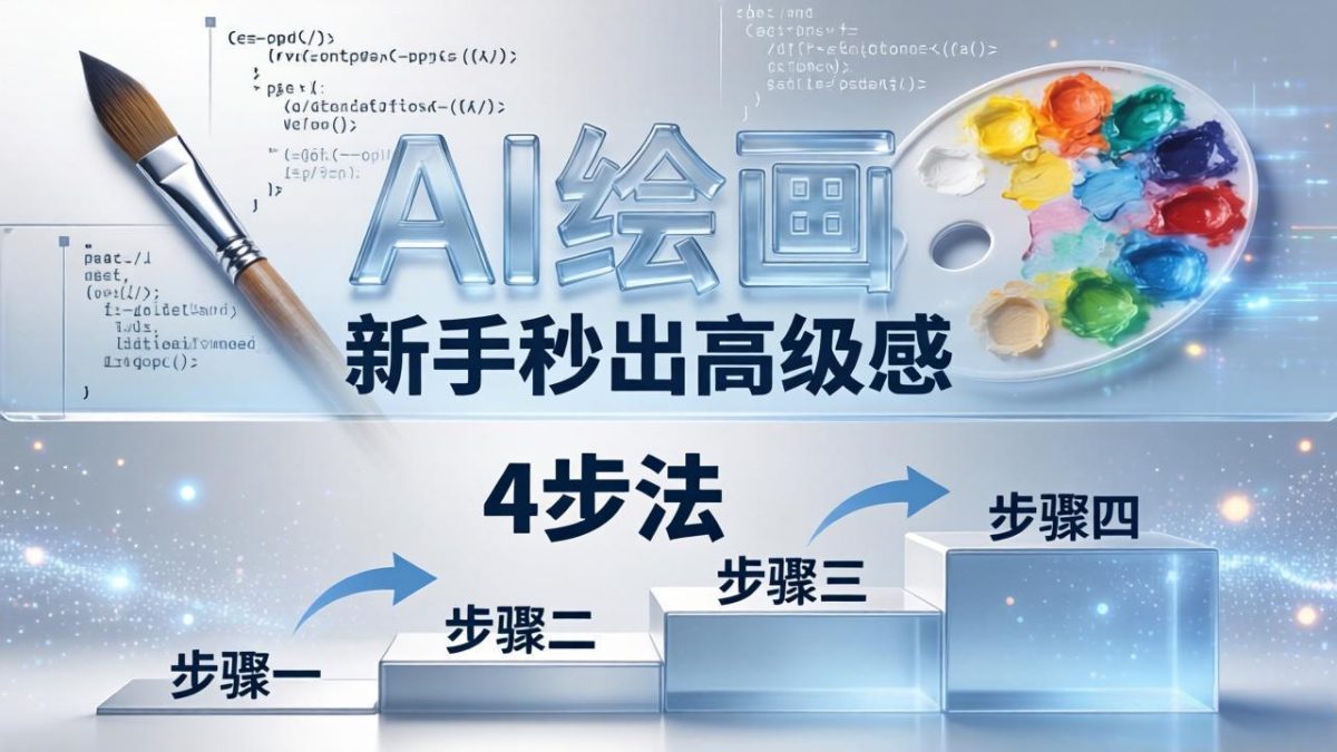 AI绘画入门别再硬磕了！即梦4步法：万能提示词公式+BRTR框架，新手秒出高级感-韬哥副业项目资源网