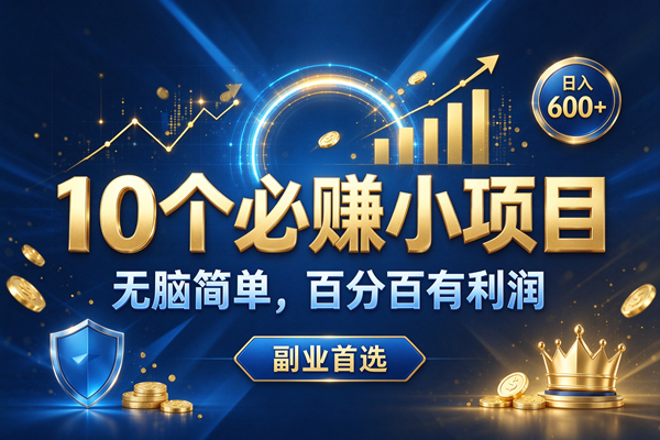(21117期)10个必赚的前小项目,超级的简单,百分百赚米,副业首选,日收600+ (21117期)10个必赚的前小项目,超级的简单,百分百赚米,副业首选,日收600+