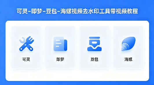 可灵–即梦–豆包–海螺视频去水印工具带视频教程-韬哥副业项目资源网
