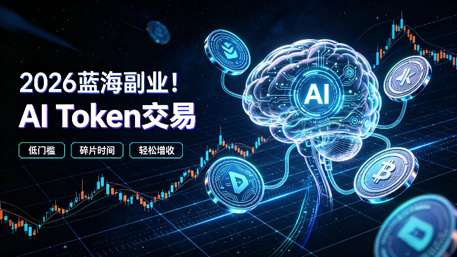 2026全新风口副业｜AI智能Token交易，空闲时间轻松 賺 收益，无需全天盯盘【揭秘】-韬哥副业项目资源网