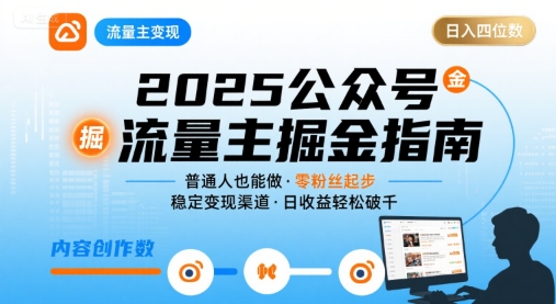 公众号流量主变现项目，普通人也能通过这个项目日入四位数(更新26年8月)-韬哥副业项目资源网