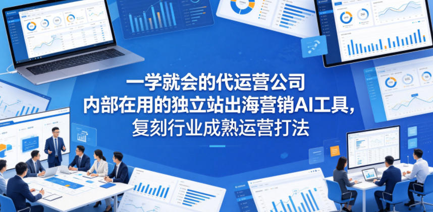 一学就会的代运营公司内部在用的独立站出海营销AI工具，复刻行业成熟运营打法-韬哥副业项目资源网