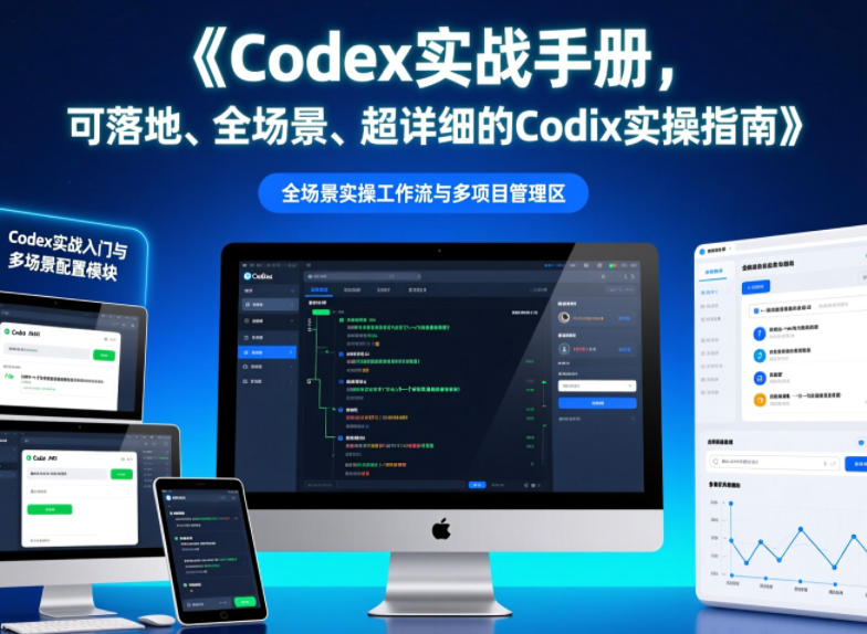 Codex实战手册，可落地、全场景、超详细的Codex实操指南-韬哥副业项目资源网