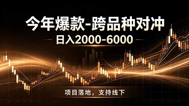 全新跨品种对冲模式上线！日稳定盈利 2000-6000，合规长久可批量放大-韬哥副业项目资源网
