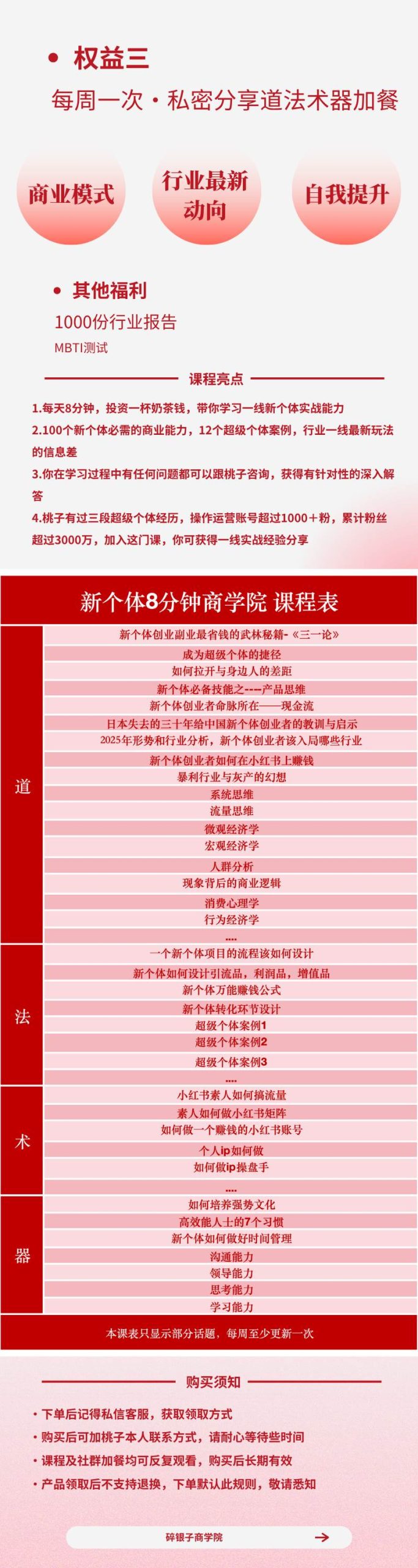 (20592期)AI+新个体创业必修课-更新0922|道法术器|商业逻辑·小红书流量·AI智能体|低成本打造个人变现小生意全套教学-韬哥副业项目资源网