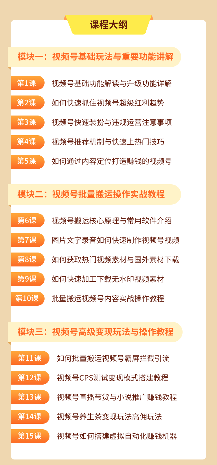 (1533期)视频号批量运营实战操作赚钱教程,让你一天创作100个高质量视频!