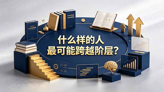 付费文章：什么样的人最可能跨越阶层？具备这五种特质，普通人也能顺利跨越阶层-韬哥副业项目资源网