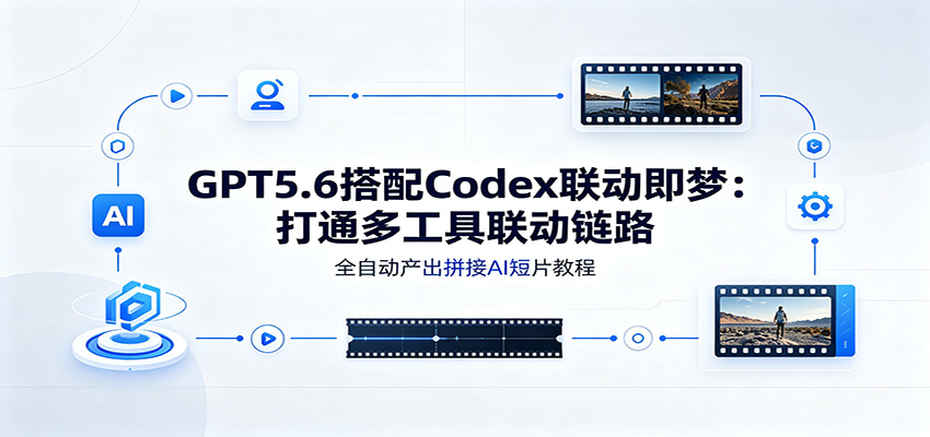 GPT5.6搭配Codex联动即梦:打通多工具联动链路,全自动产出拼接AI短片教程-韬哥副业项目资源网