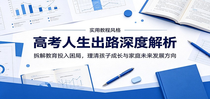 高考人生出路深度解析:拆解教育投入困局,理清孩子成长与家庭未来发展方向-韬哥副业项目资源网