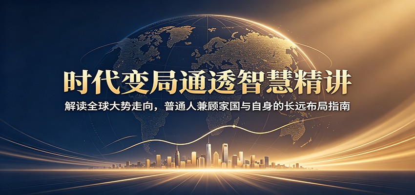 时代变局通透智慧精讲：解读全球大势走向，普通人兼顾家国与自身的长远布局指南-韬哥副业项目资源网