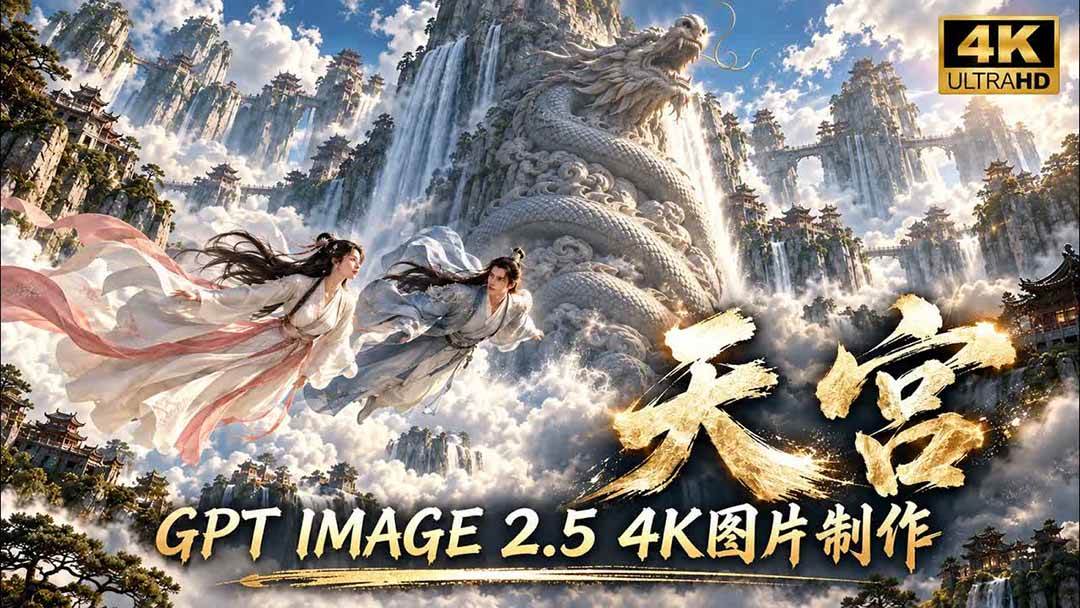 (20764期)【无水印】GPT Image 2.5实测!4K到底多清楚?皮肤、手指、修图与天宫场景全面测试 (20764期)【无水印】GPT Image 2.5实测!4K到底多清楚?皮肤、手指、修图与天宫场景全面测试