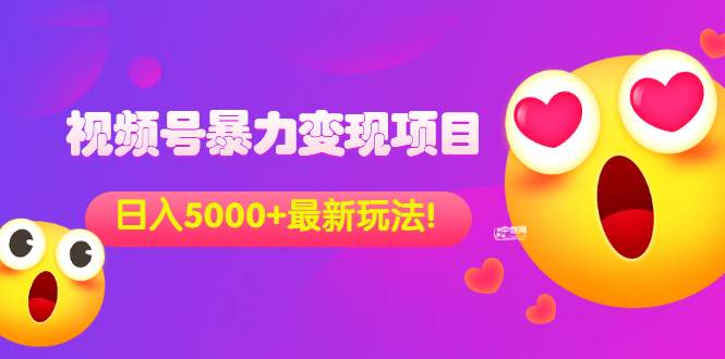 （3218期）外面收费699的视频号暴力变现项目，日入5000+，简单易操作当天见效果-韬哥副业项目资源网