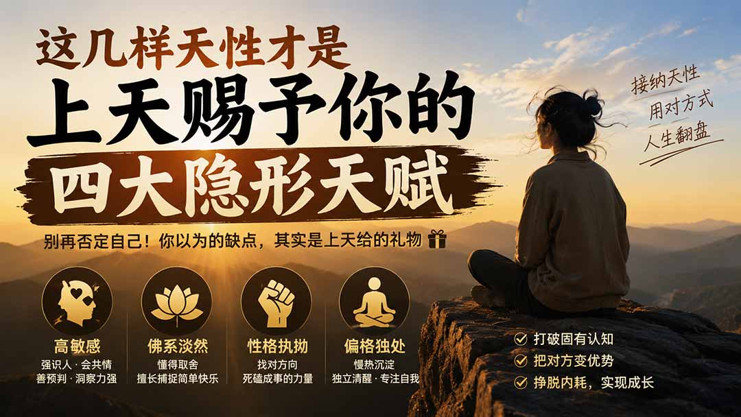 付费文章：这几样天性才是上天赐予你的四大隐形天赋-韬哥副业项目资源网